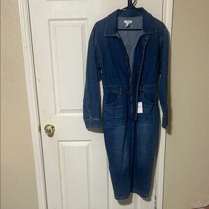 Forever 21 Blue Denim Top